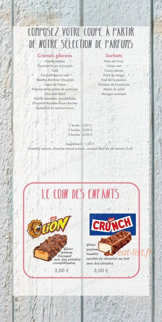 La Grillérade — carte page 14