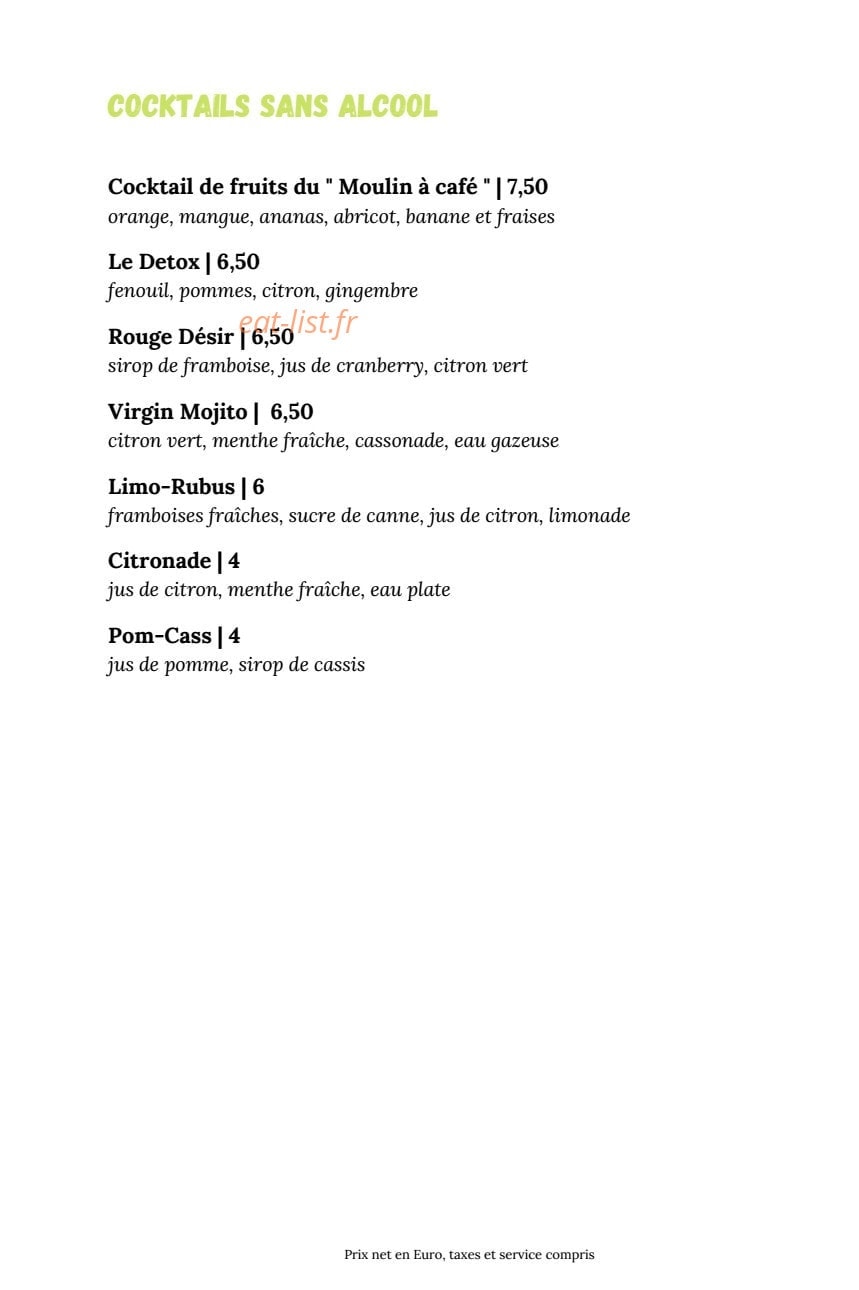 Le Moulin — carte page 6
