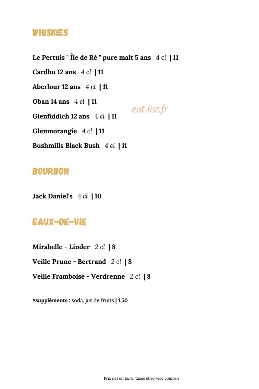 Le Moulin — carte page 18