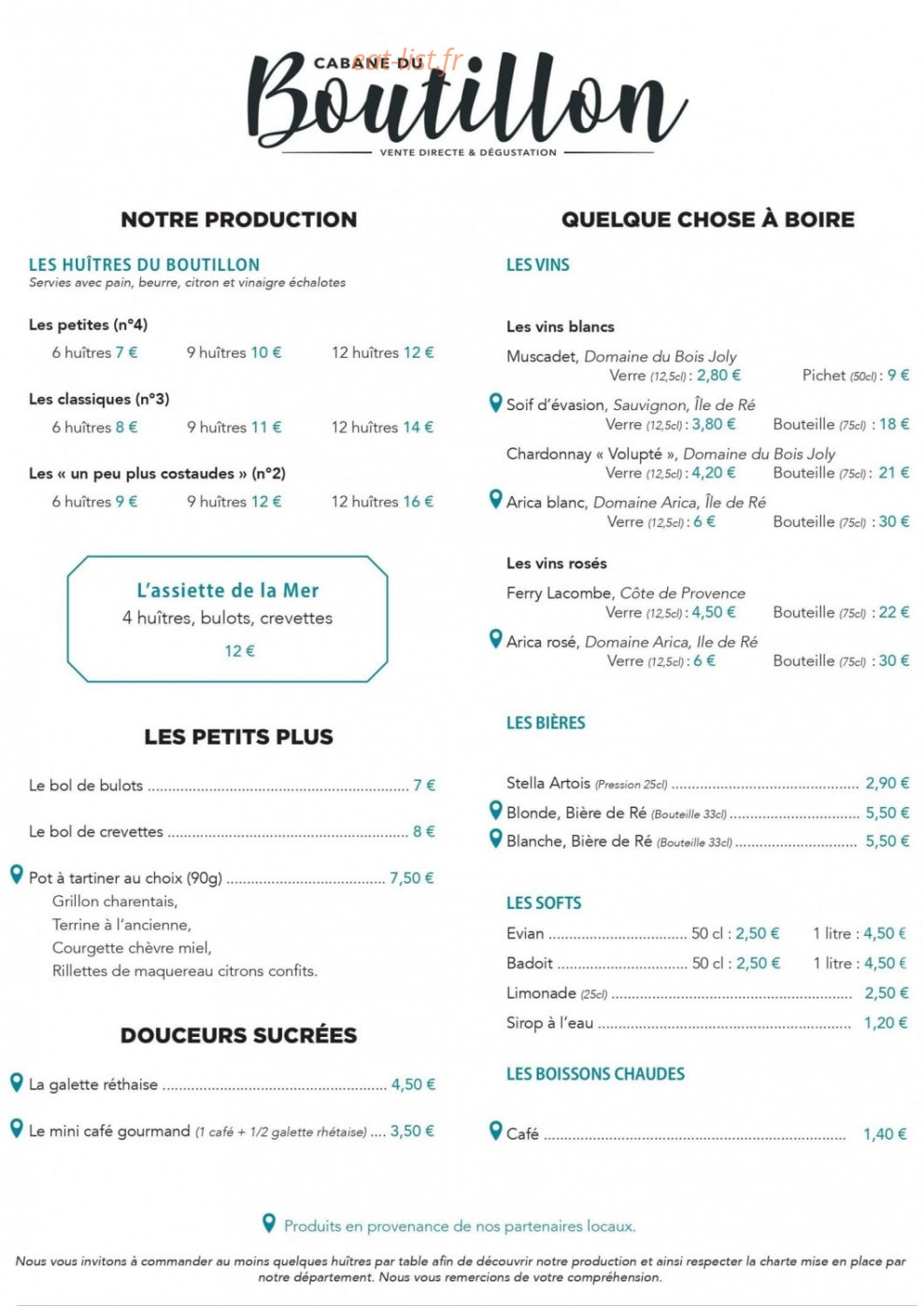 Cabane du Boutillon — carte page 1