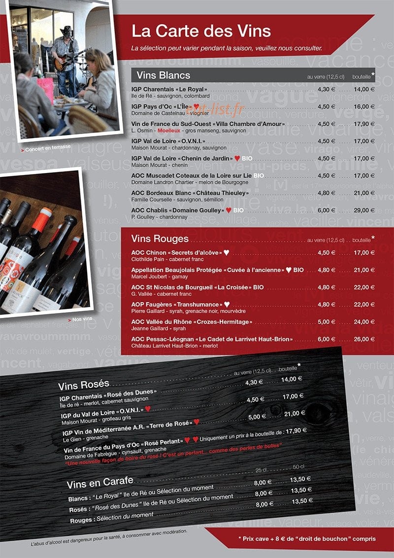 Le V — carte page 4