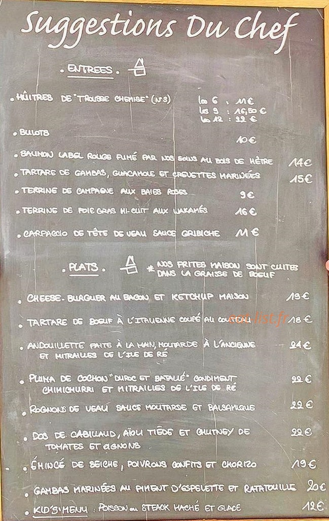 A l'Ouest IledeRé — carte page 1