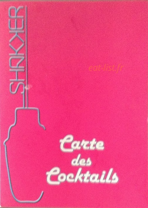 carte et menu des cocktails Au gré du vent Saint Clement des Baleines