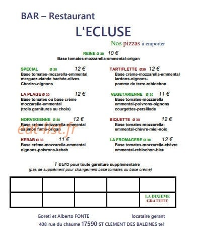 L'Ecluse — carte page 1