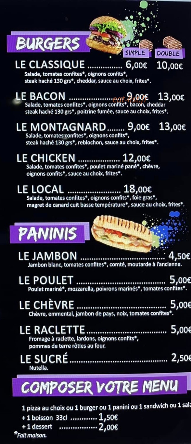 Au local — carte page 4