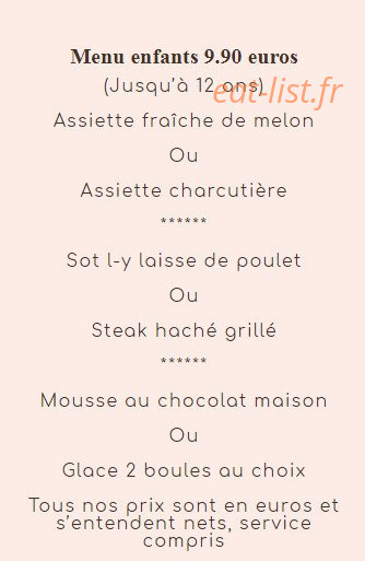 Auberge Du Moulin — carte page 6