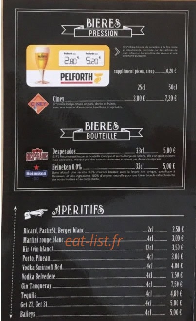Binch café — carte page 3