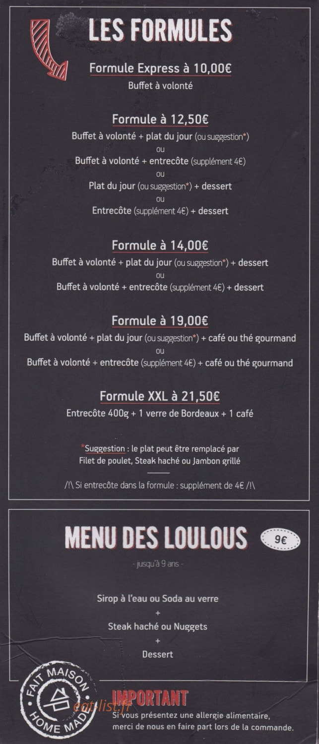 Brasserie De Saujon — carte page 3