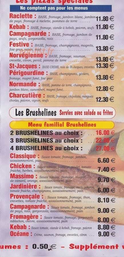 Le Chalet Des Saveurs — carte page 6