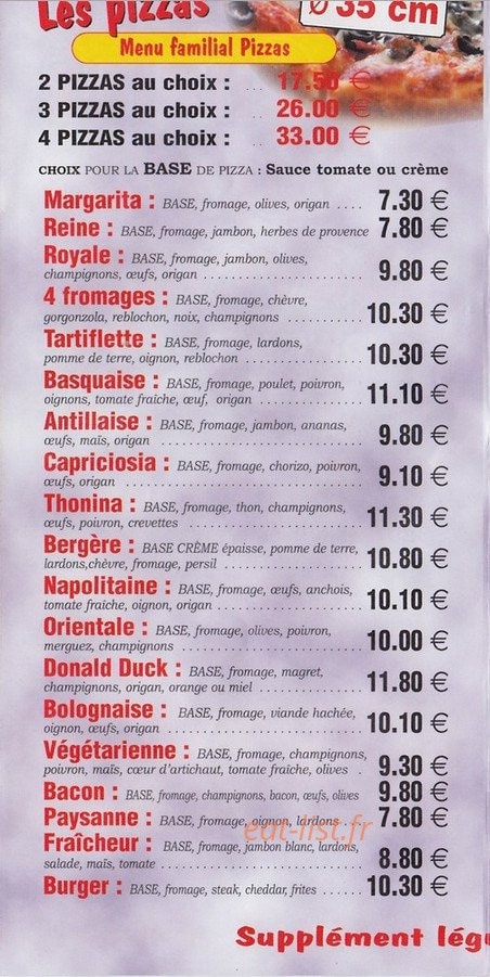 Le Chalet Des Saveurs — carte page 5