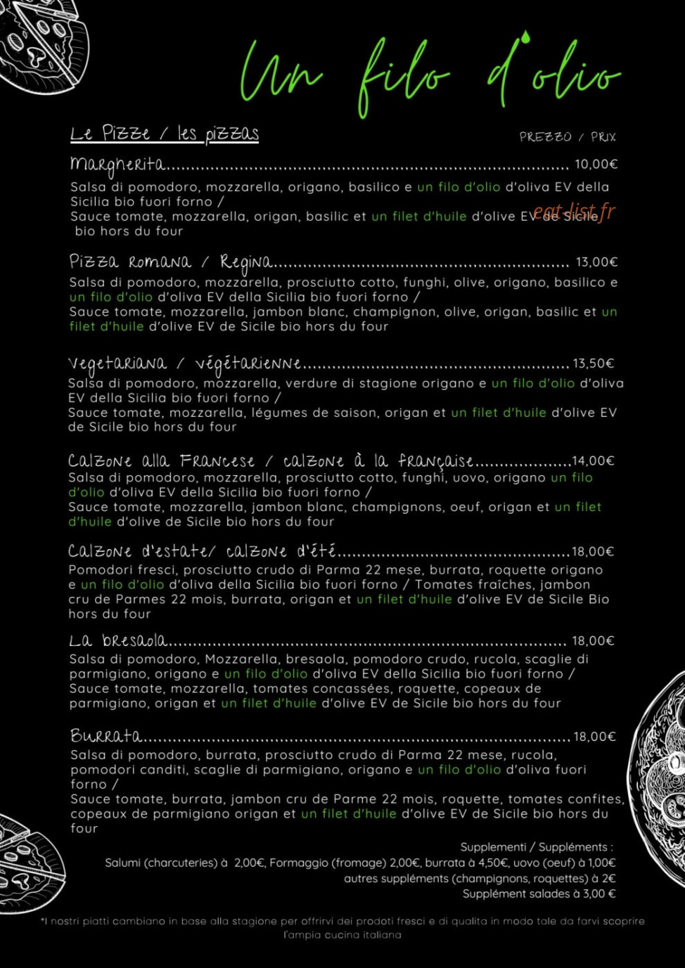 Un filo d'Olio — carte page 2