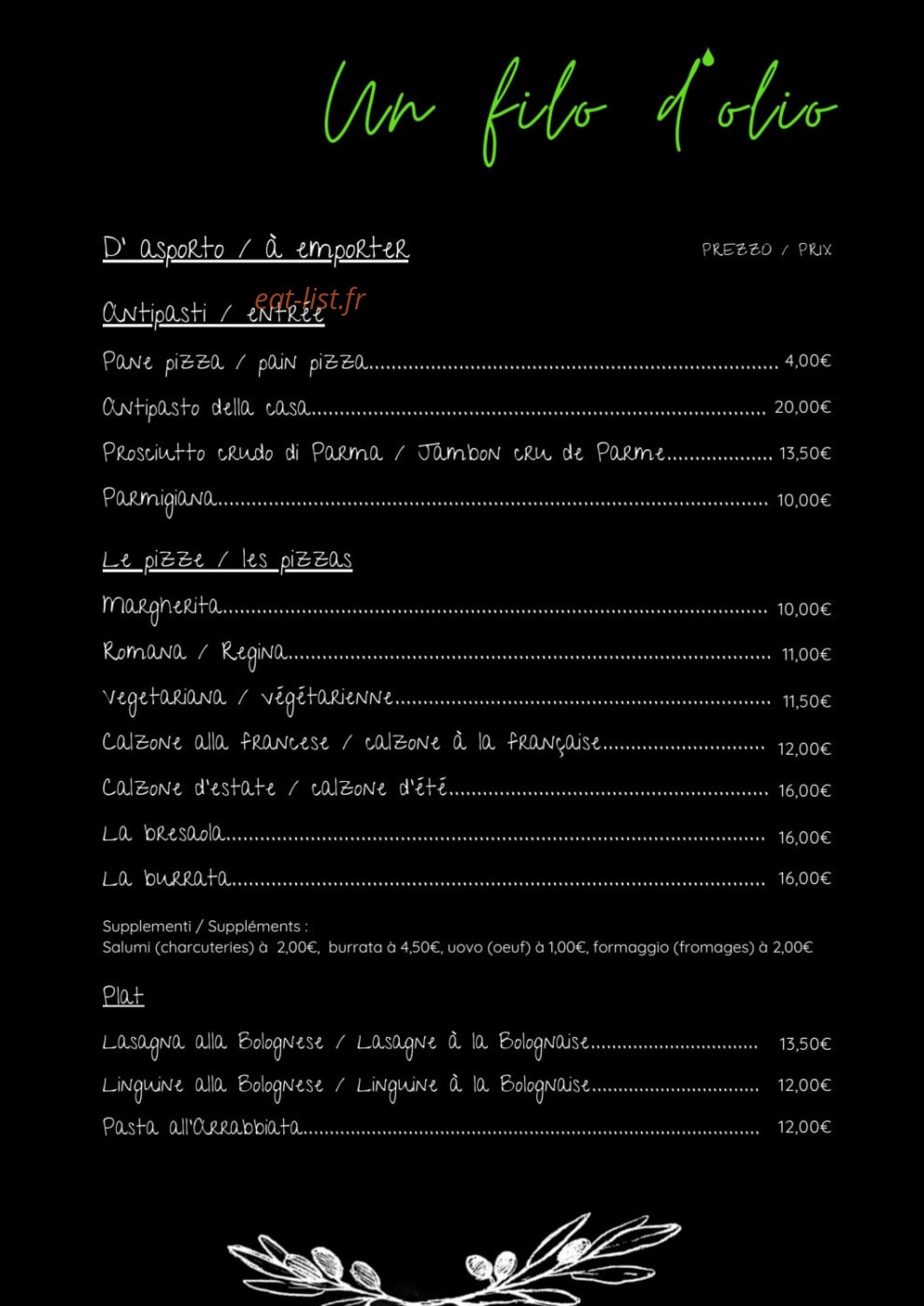 Un filo d'Olio — carte page 5
