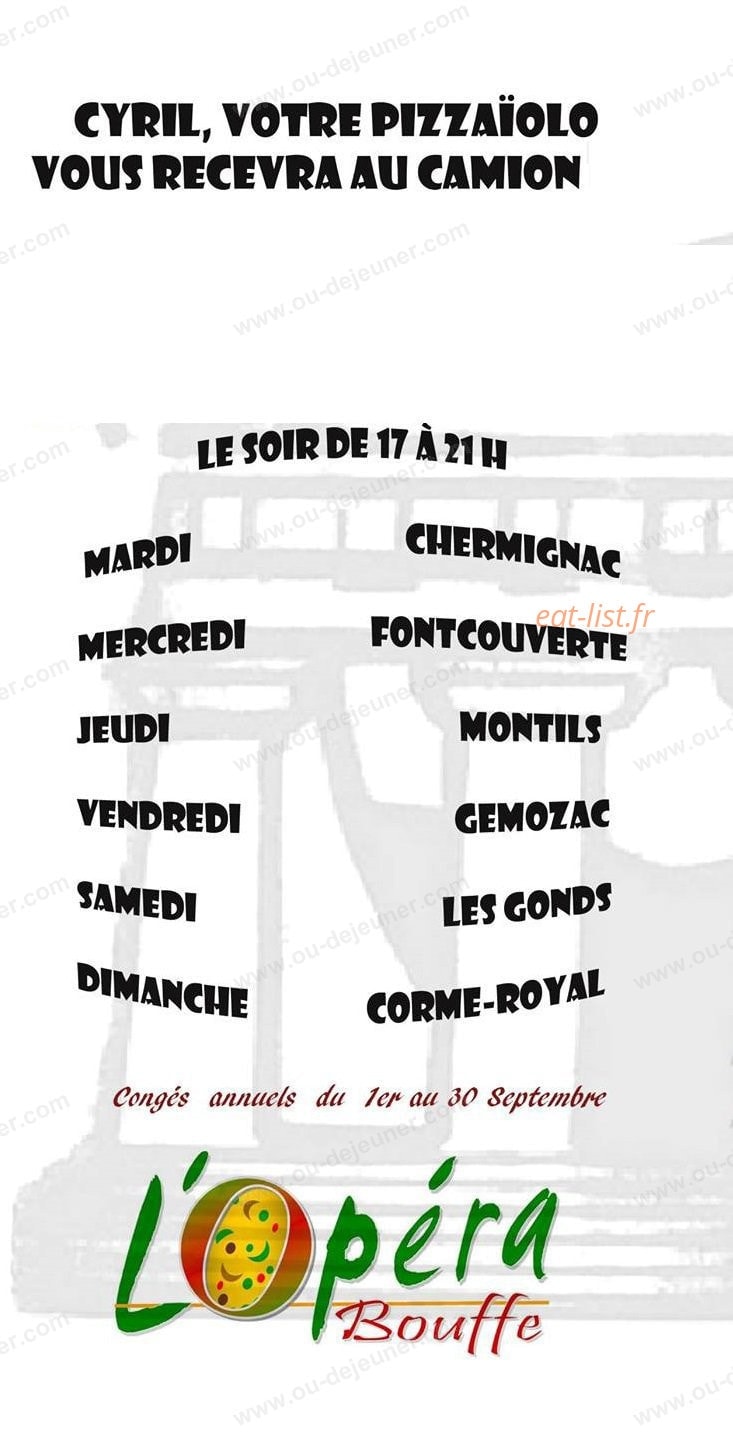 L'opera Bouffe — carte page 5