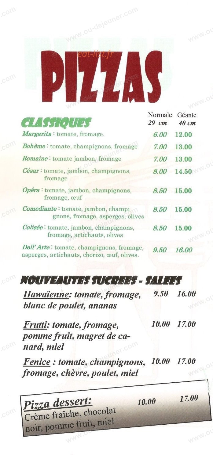 L'opera Bouffe — carte page 2