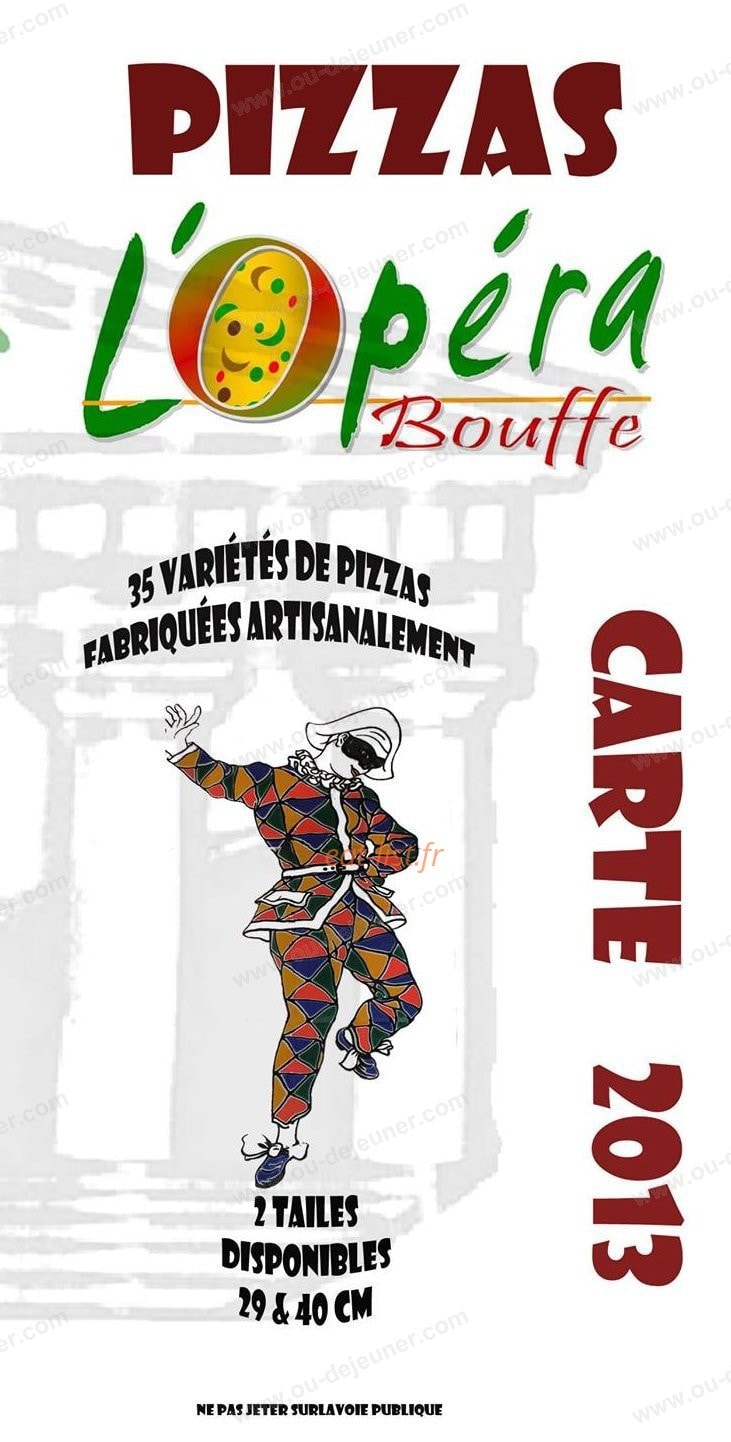 L'opera Bouffe — carte page 1