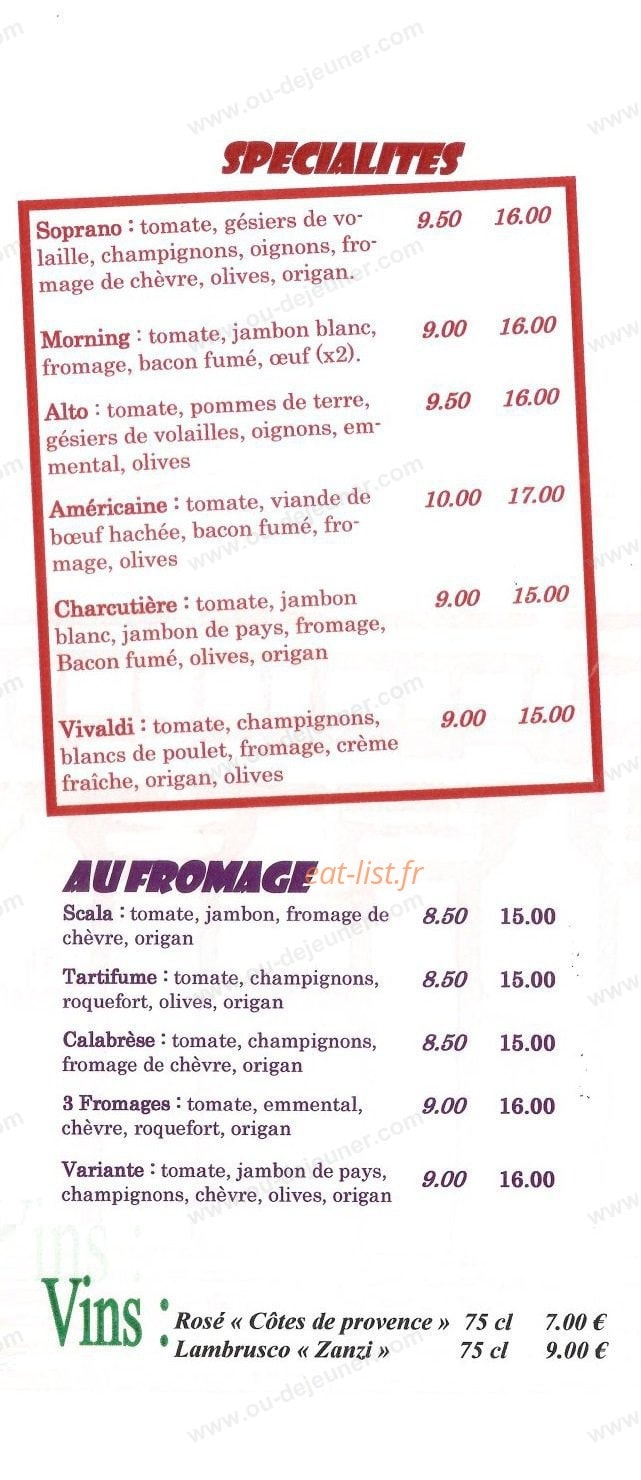 L'opera Bouffe — carte page 3
