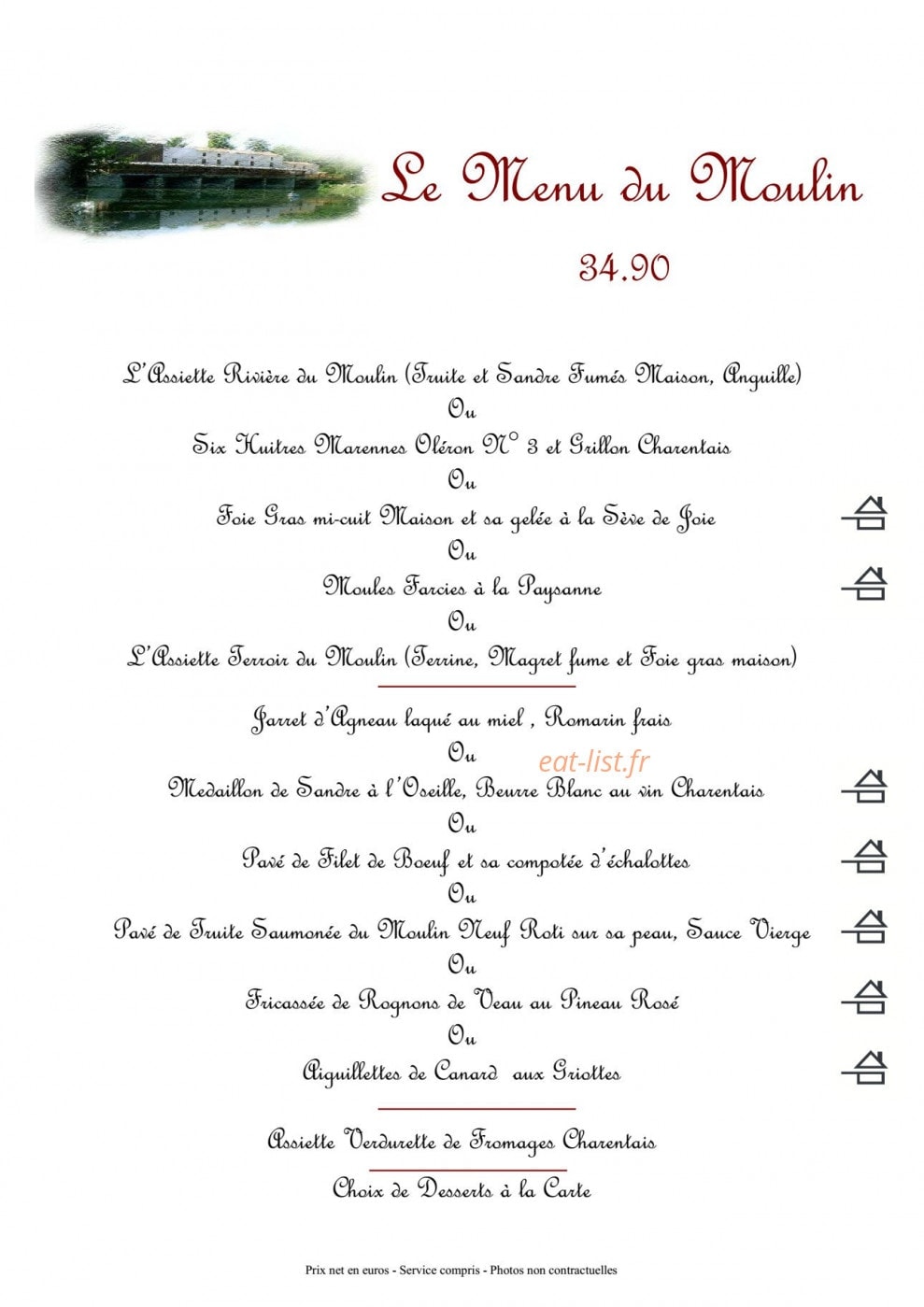 Le Moulin de La Baine — carte page 5