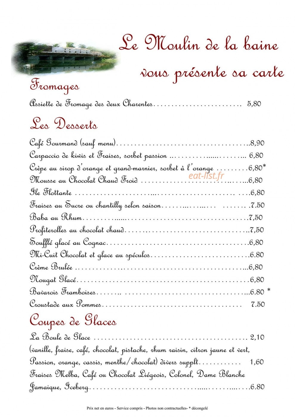 Le Moulin de La Baine — carte page 3