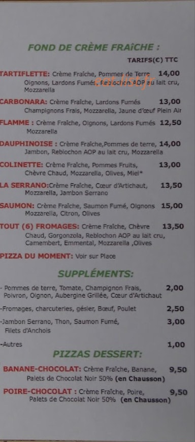 Chez Steph — carte page 3