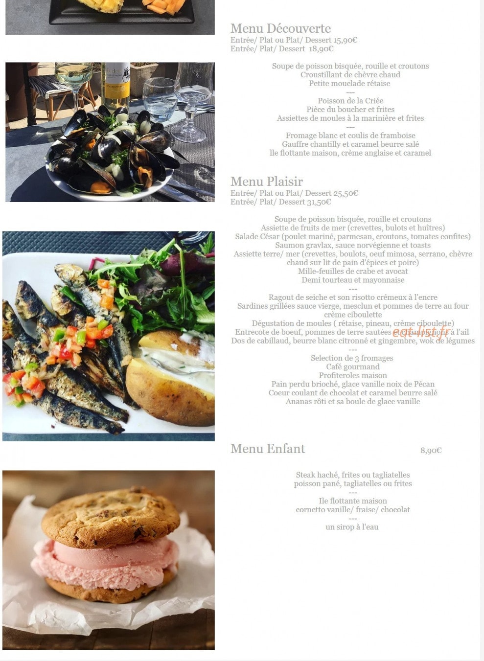 La Croisette — carte page 3