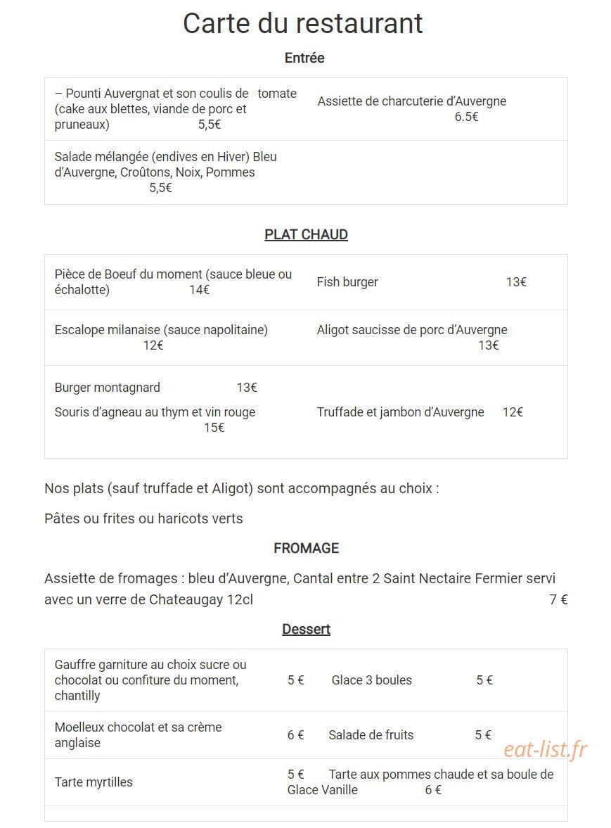 La Marmotte — carte page 1
