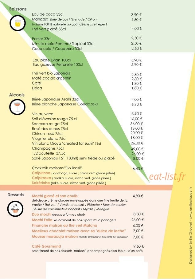 Sushi Folie — carte page 4
