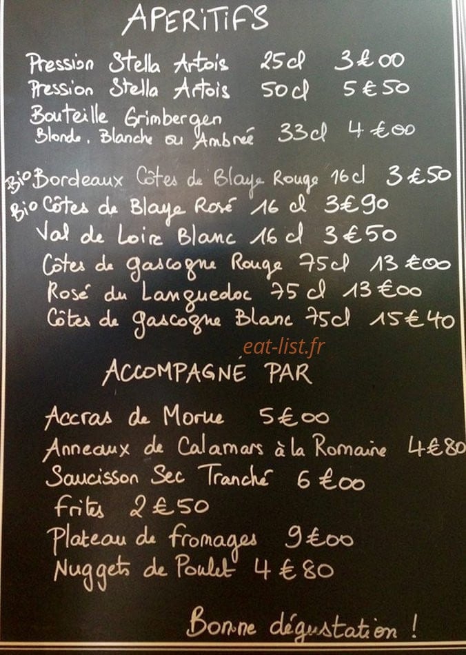 Vintage Coffee — carte page 3
