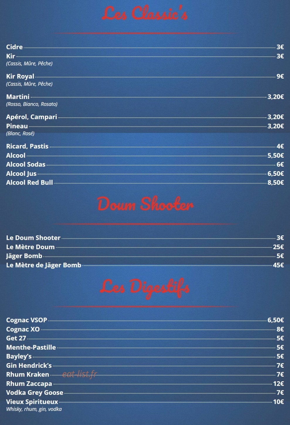 L'esquive — carte page 4