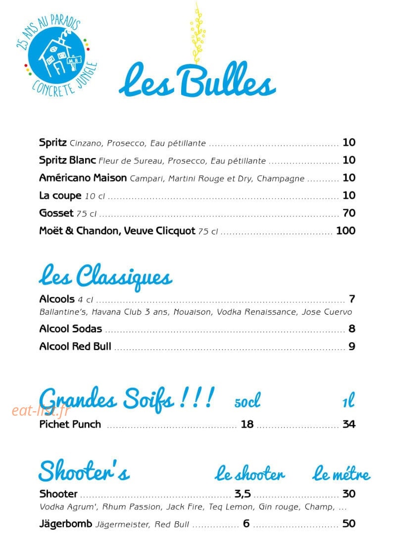 La Maison Blanche — carte page 8