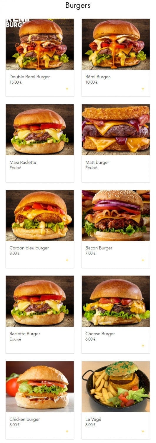 Laurent Burger — carte page 2