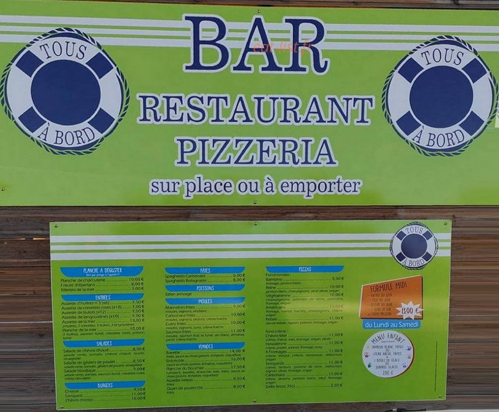 Tous à bord — carte page 1