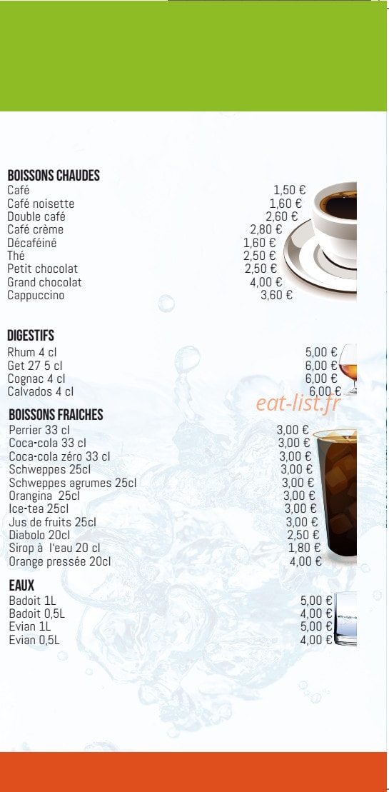 La Popote du Marché — carte page 5