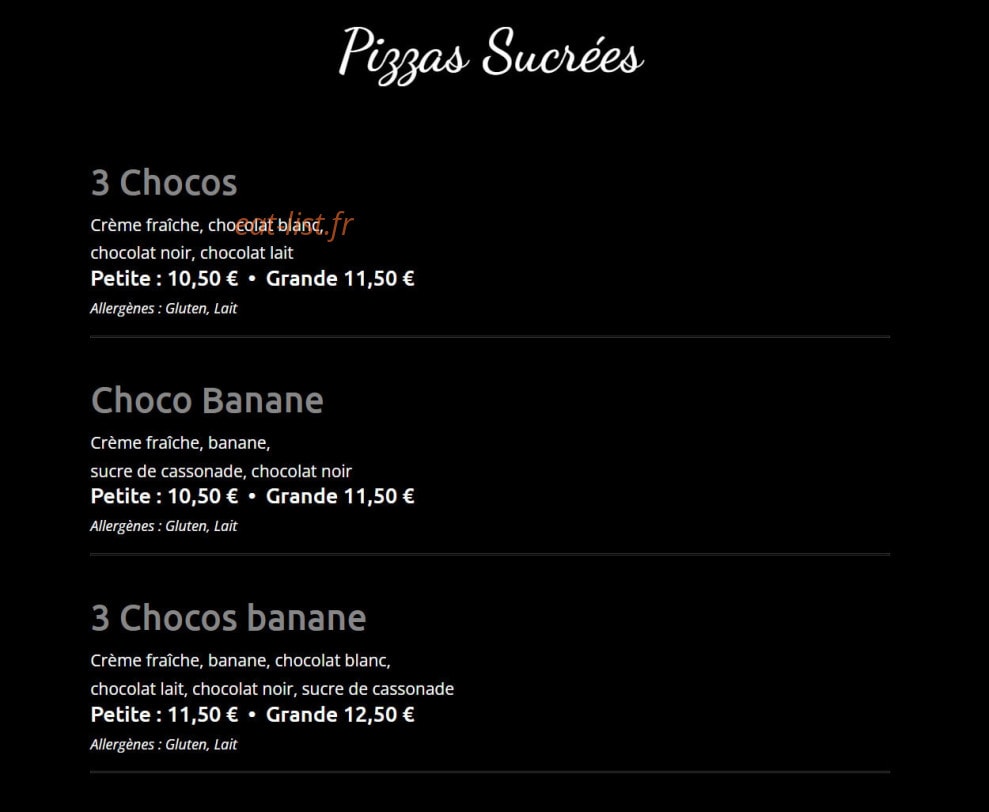 Kpizz — carte page 9