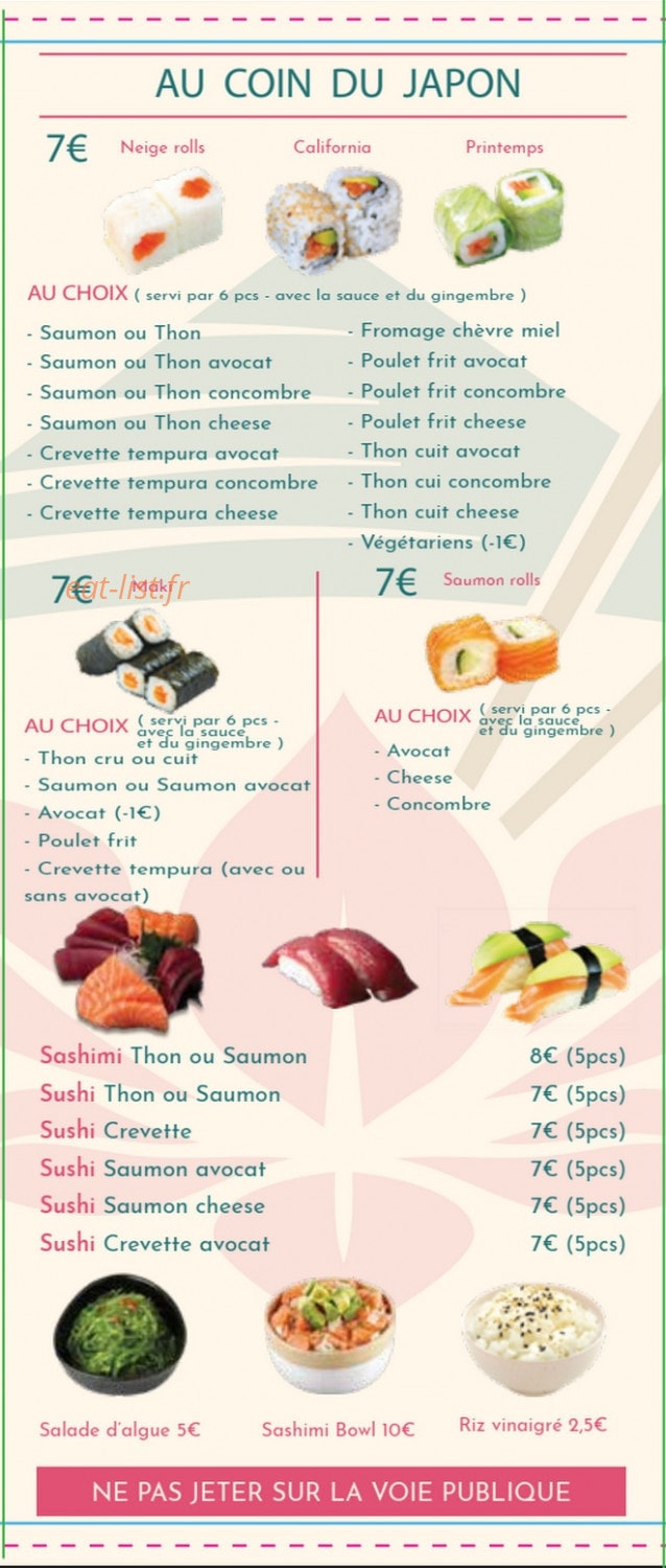L'Atelier de Mi — carte page 6