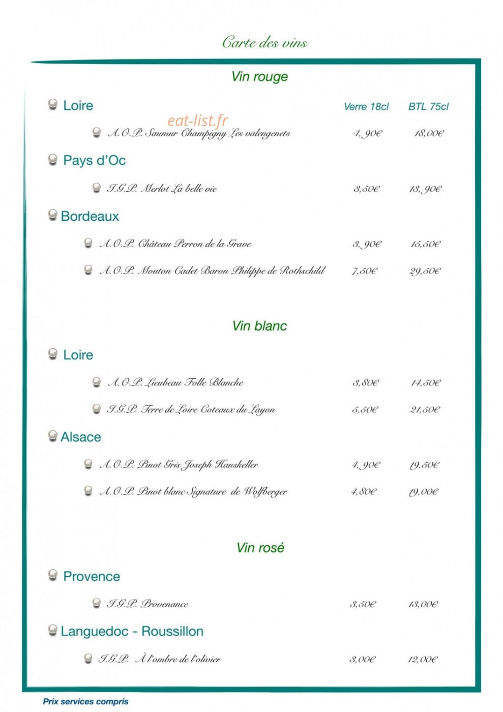 Les Farfadets du Lac — carte page 2