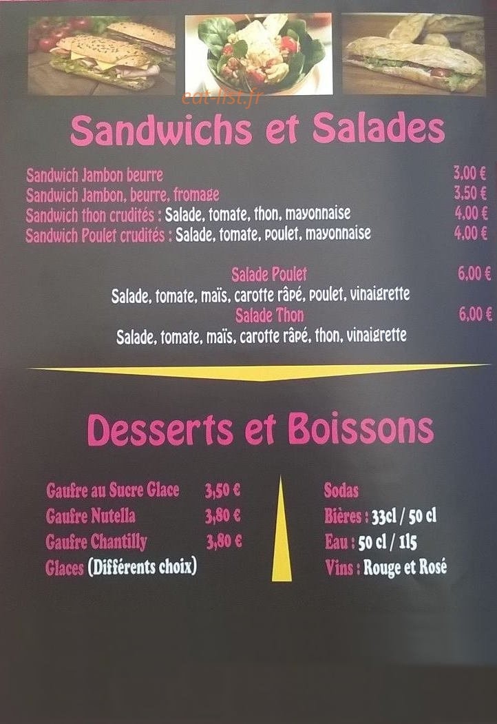 La Quatre Saison — carte page 4