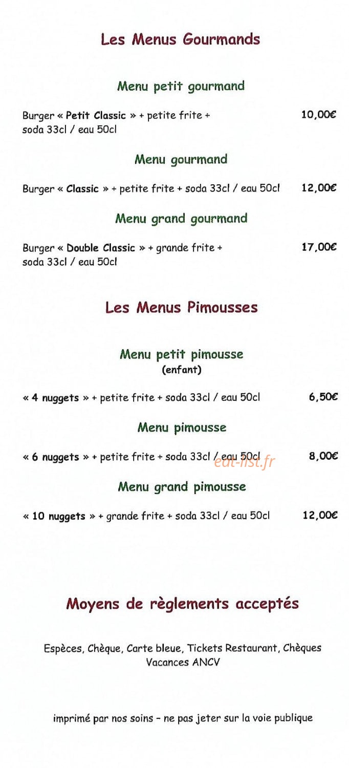 Pizz'a Dom — carte page 6