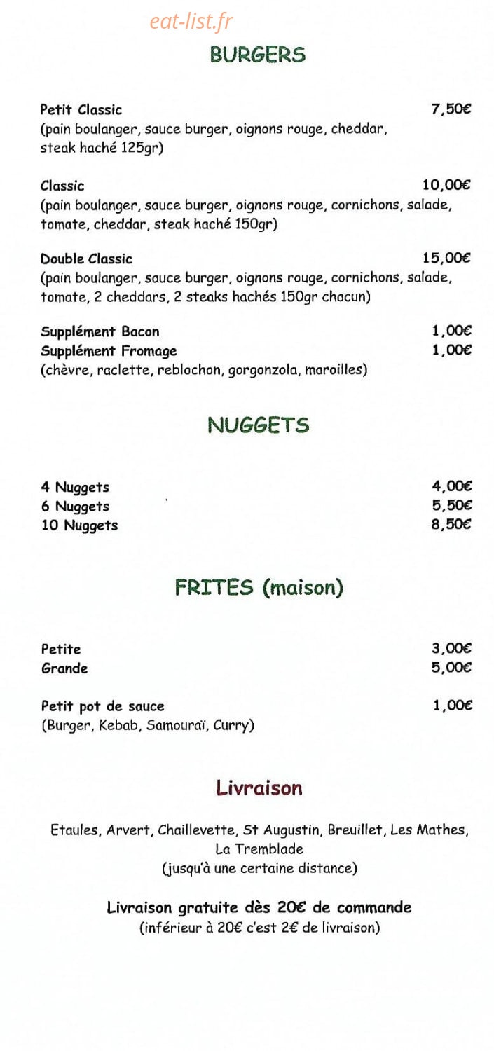 Pizz'a Dom — carte page 5