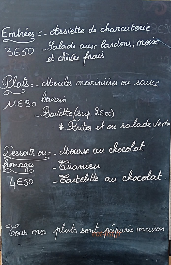 Au Saint-Froult — carte page 1