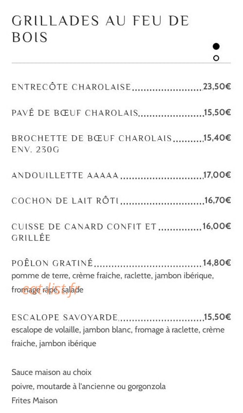 L'Arrière Cour — carte page 5
