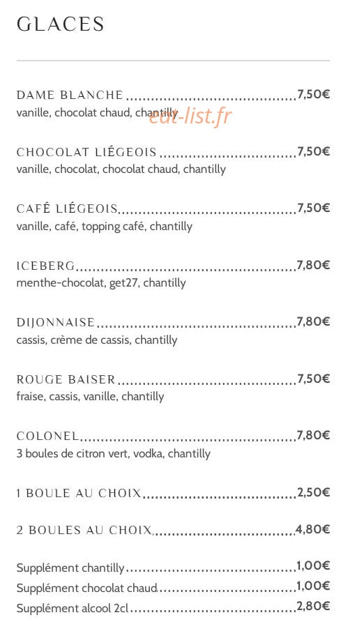 L'Arrière Cour — carte page 6