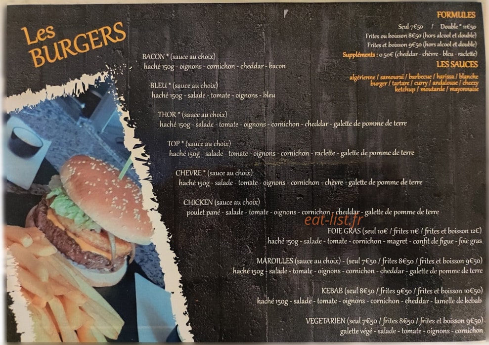 Le Cinquante — carte page 2