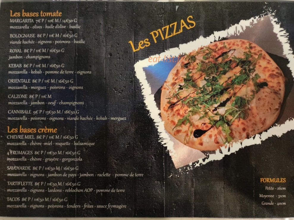 Le Cinquante — carte page 1