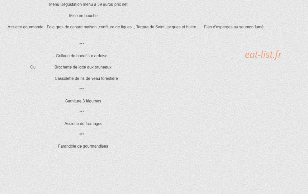 Le Rustica — carte page 3