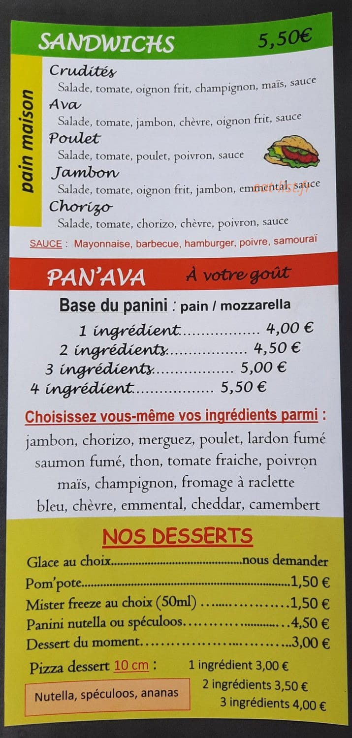 Restauration Ava — carte page 4