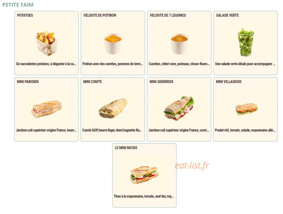 Pomme de Pain — carte page 7