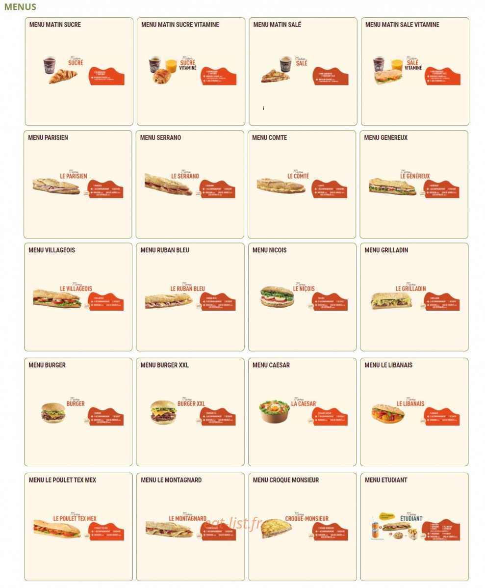 Pomme de Pain — carte page 11