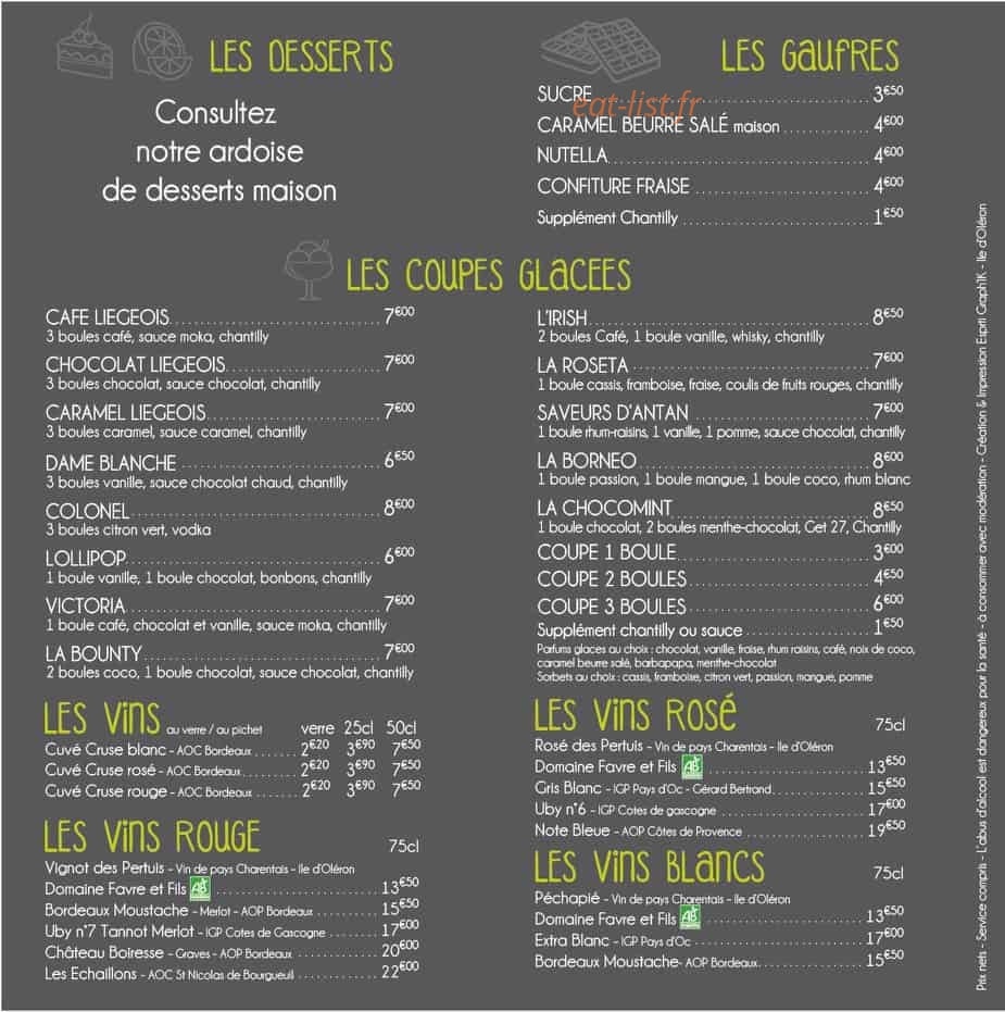 BistrO d'AntiOche — carte page 6