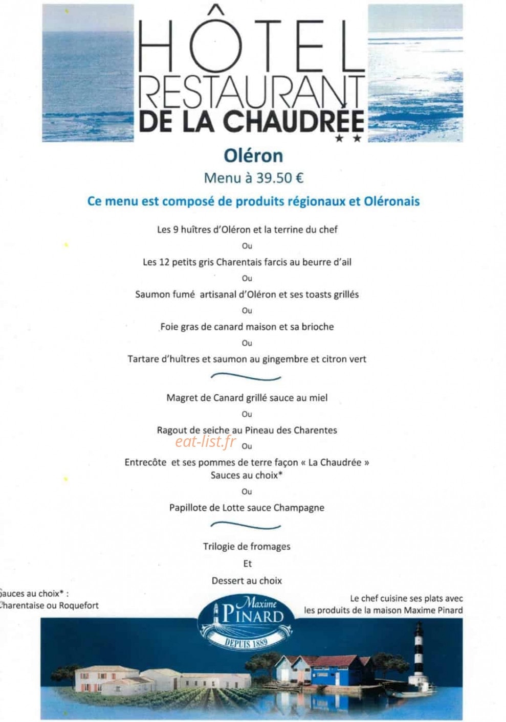 La Chaudrée — carte page 1