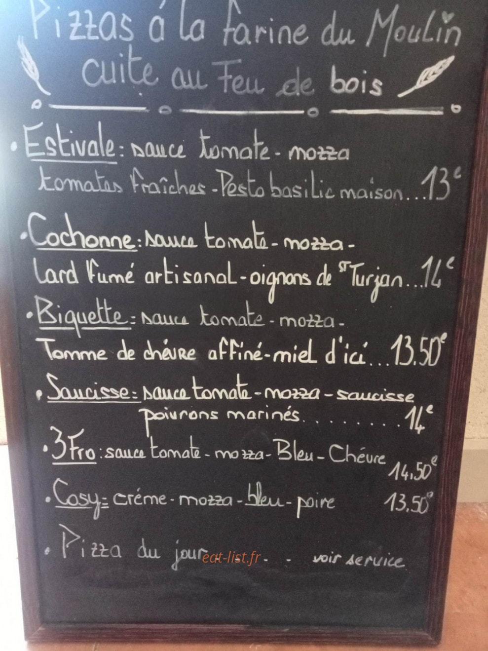 Le cosy du moulin de la brée — carte page 1